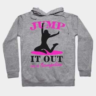 Trampoline Women Jumping Fitness Gift Hoodie